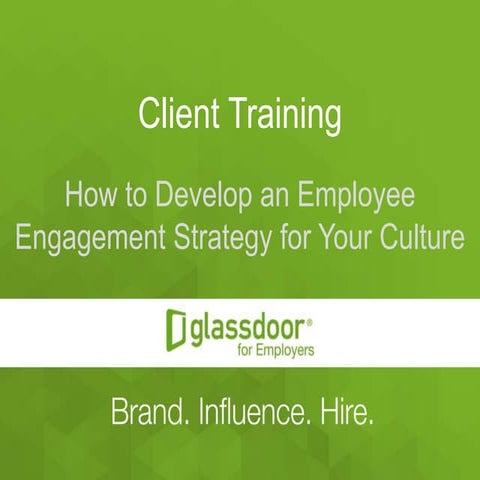 May 28 Client Training: Employee Engagement