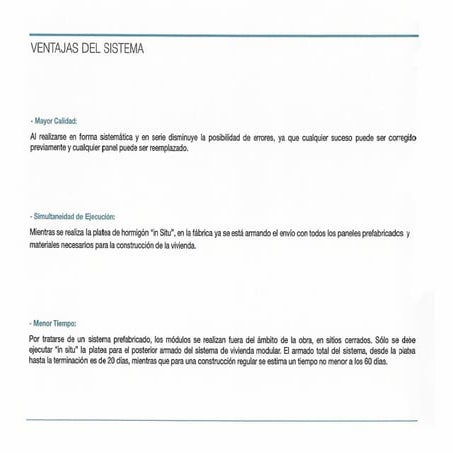 Ventajas del sistema (1º parte)