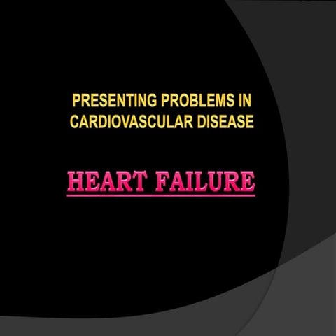Congestive heart failure pathophysiology | PPT
