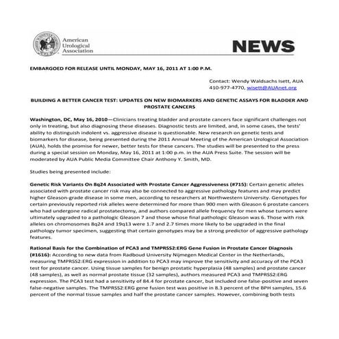 5.16.11 biomarkers and genetic tests