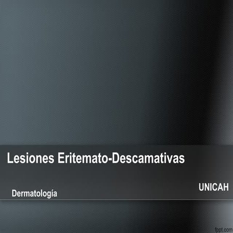 Lesiones eritemato-descamativas