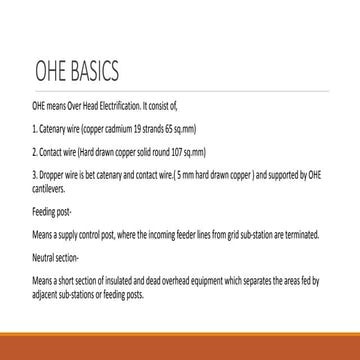 Overhead Electrification 