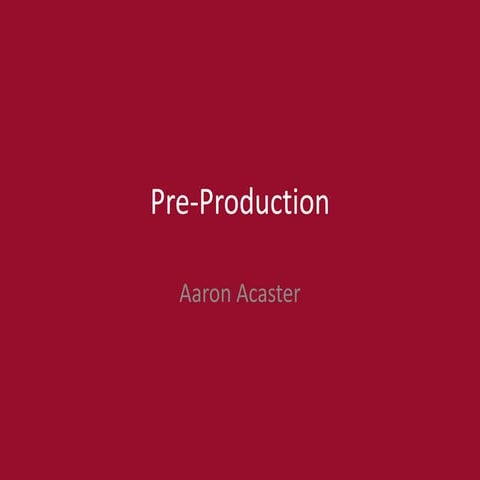 5. pre production(3)