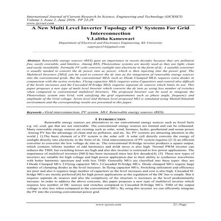 5. a new multi level inverter topology of pv systems for grid interconnection