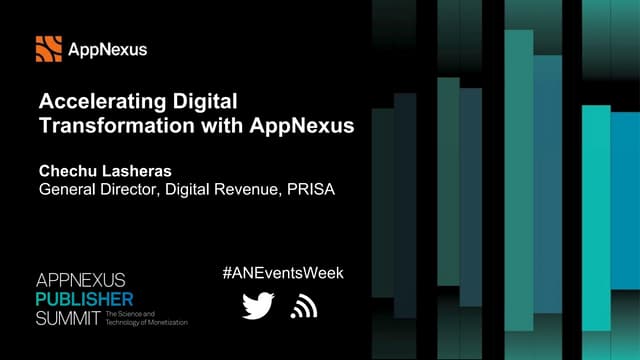 Accelerating Digital Transformation with AppNexus