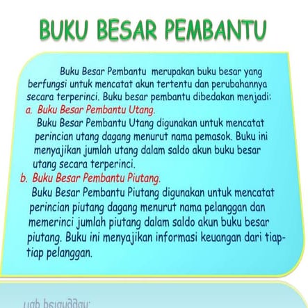 5. buku besar pembantu