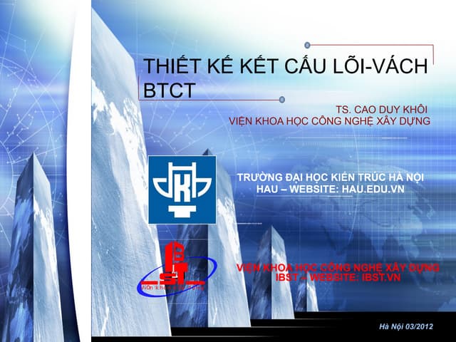 5. thiet ke ket cau loi vach   ts cao duy khoi