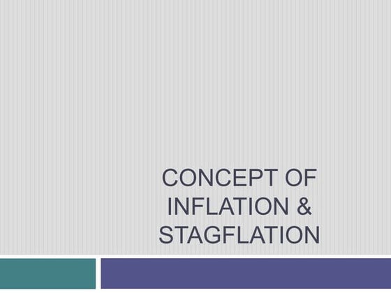 Inflation and deflation | PPT