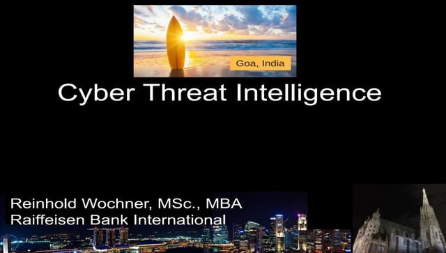 Security Strategy and Tactic with Cyber Threat Intelligence (CTI)