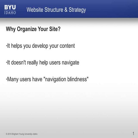 BYU-Idaho Web Developers' Information Session 2011-05-16