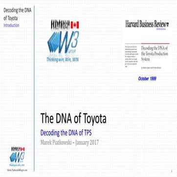The DNA of Toyota - January 2017