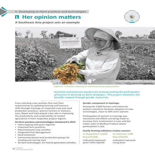Her opinion matters - A Southeast Asia project sets an example