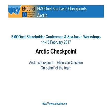 Outputs and recommendations from the Baltic Sea-basin Checkpoint ...