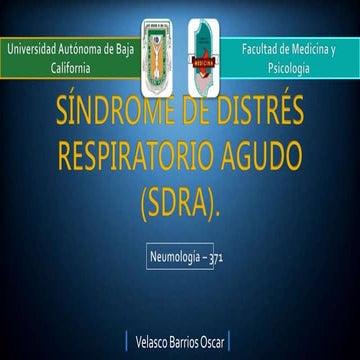 Síndrome de Dificultad Respiratoria Aguda (SDRA).pptx