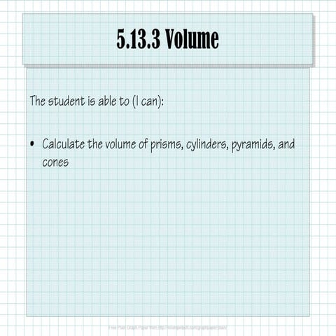 5.13.3 Volume