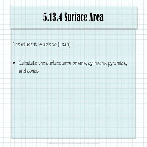 5.13.4 Surface Area
