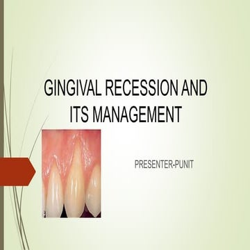 5.gingival recession  seminar 