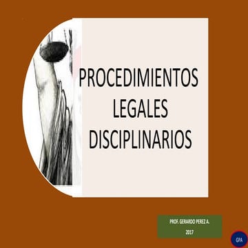 5.PROCEDIMIENTOS DISCIPLINARIOS.