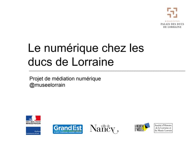 Projet de médiation numérique