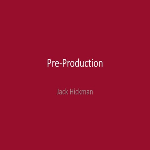 5. pre production(2)