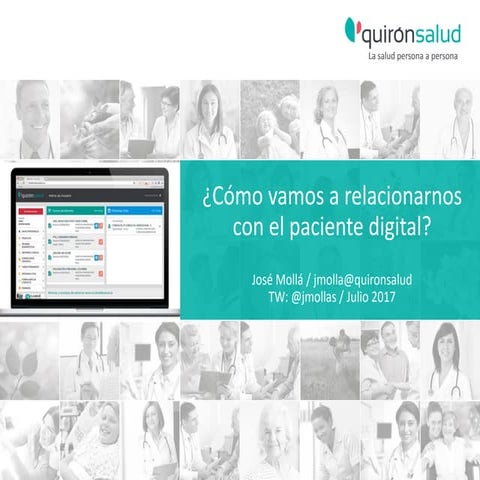 II Encuentro ASD. ¿Cómo vamos a relacionarnos con el paciente digital?