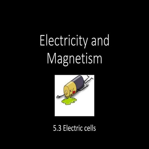 5.3 electric cells