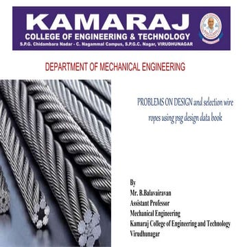 5. wire rope and sample problem