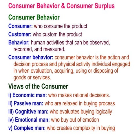 5. consumer surplus