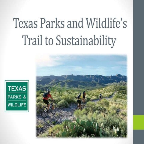 Texas Parks & Wildlife's Trail to Sustainability
