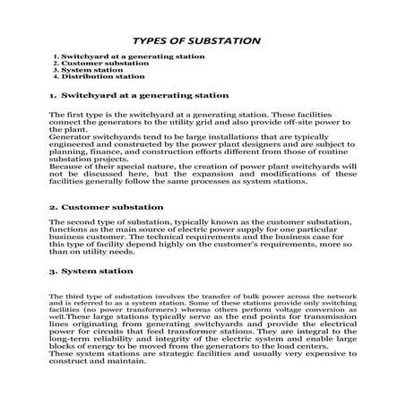 TYPES OF SUBSTATION PDF visual data 8