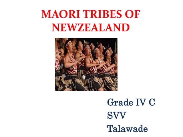 5 Maori Tribes Ppt PPT 5-maori-tribes-ppt-ppt