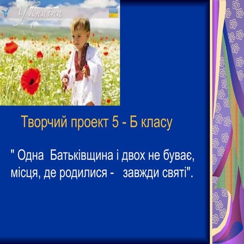 проект 5б класу