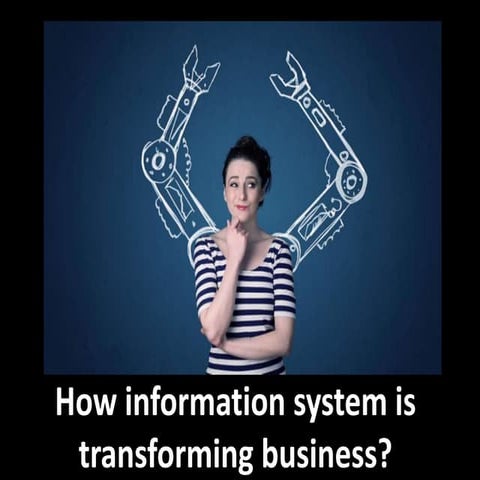 How information system is transforming business - - Dr. Manu Melwin Joy - School of Management Studies, Cochin University of Science and Technology