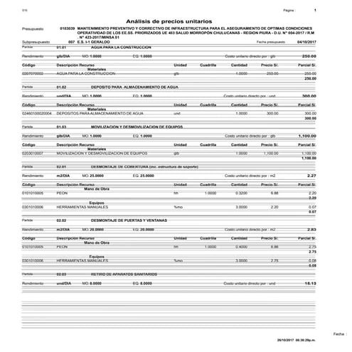5.  analisis de costos geraldo