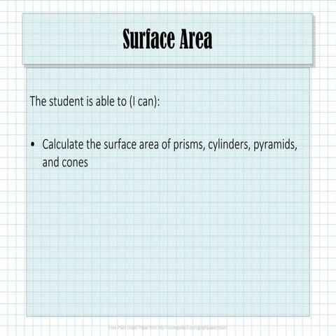 5.13.4 Surface Area