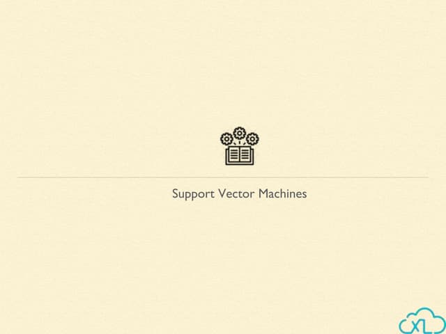 Support Vector Machines