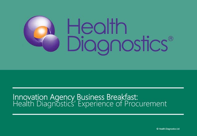 Julie Evason - Procure into the NHS: A Small Business Perspective