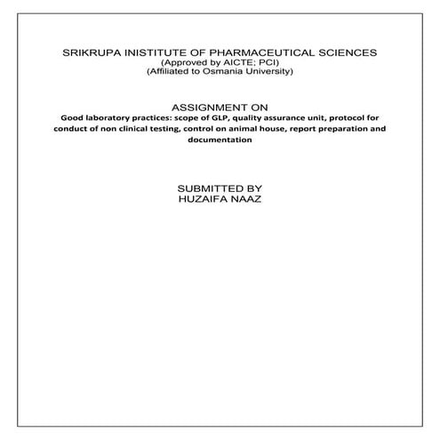  good laboratory practices