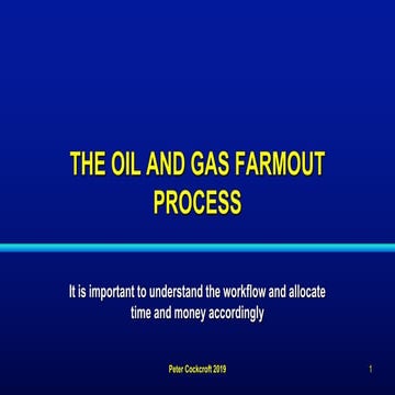 The International Farmout Process