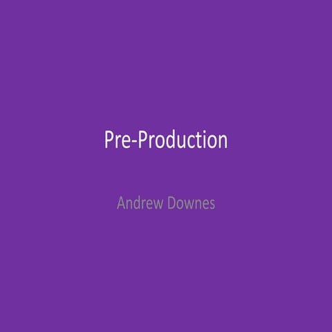 5. pre production(1)