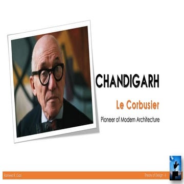 Chandigarh - Le Corbusier 