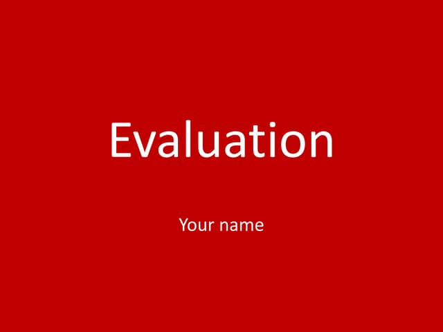 evaluation mfp Y1