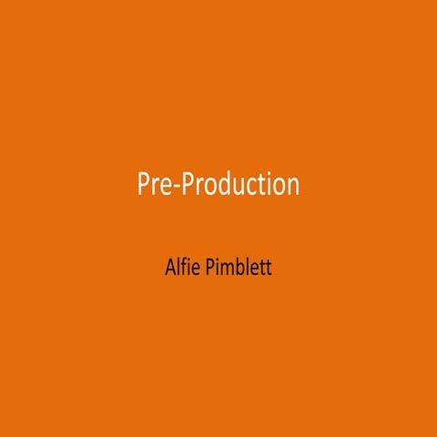 5. visual pre production