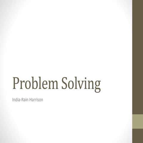 FMP - Problem Solving