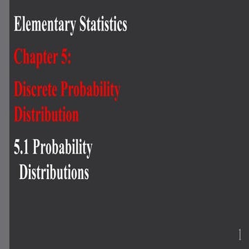 Probability distributions  
