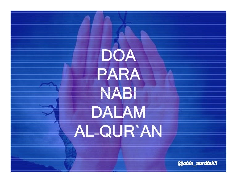Doa Para Nabi Dalam al-Qur'an .PDF