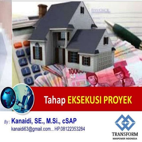 Tahap Eksekusi Proyek _Materi Training "PROJECT MANAGEMENT"