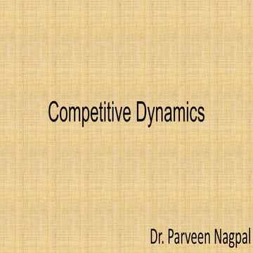 5. competitive dynamics