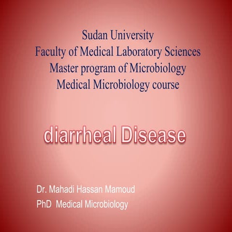 5. diarheal diseases of E.coli  Dr. Mahadi  H  Abdallah