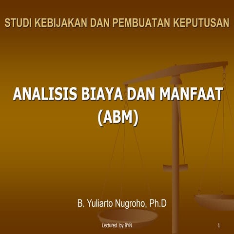 Analisis Biaya dan Manfaat